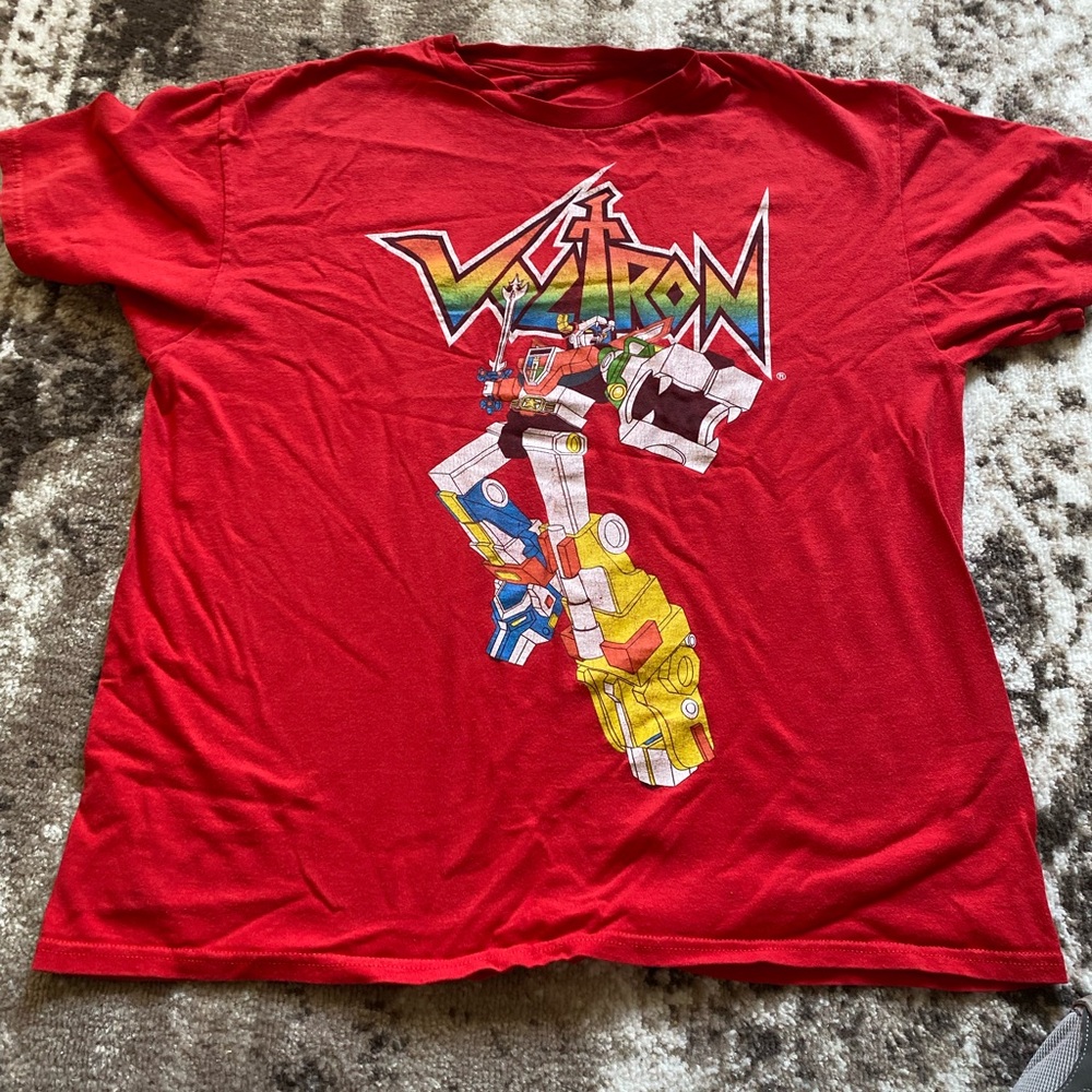 Voltron Short Sleeve T Shirt Red